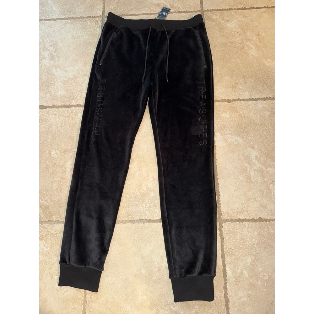 Hidden Treasures Velour Black Sweatpants Size 3XL NWT Limited Run Only 150 Made